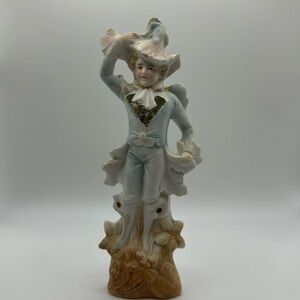 Vintage Victorian Gentleman Porcelain Figurine French Napoleon Style 7”